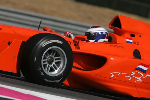 Jos Verstappen in actie!